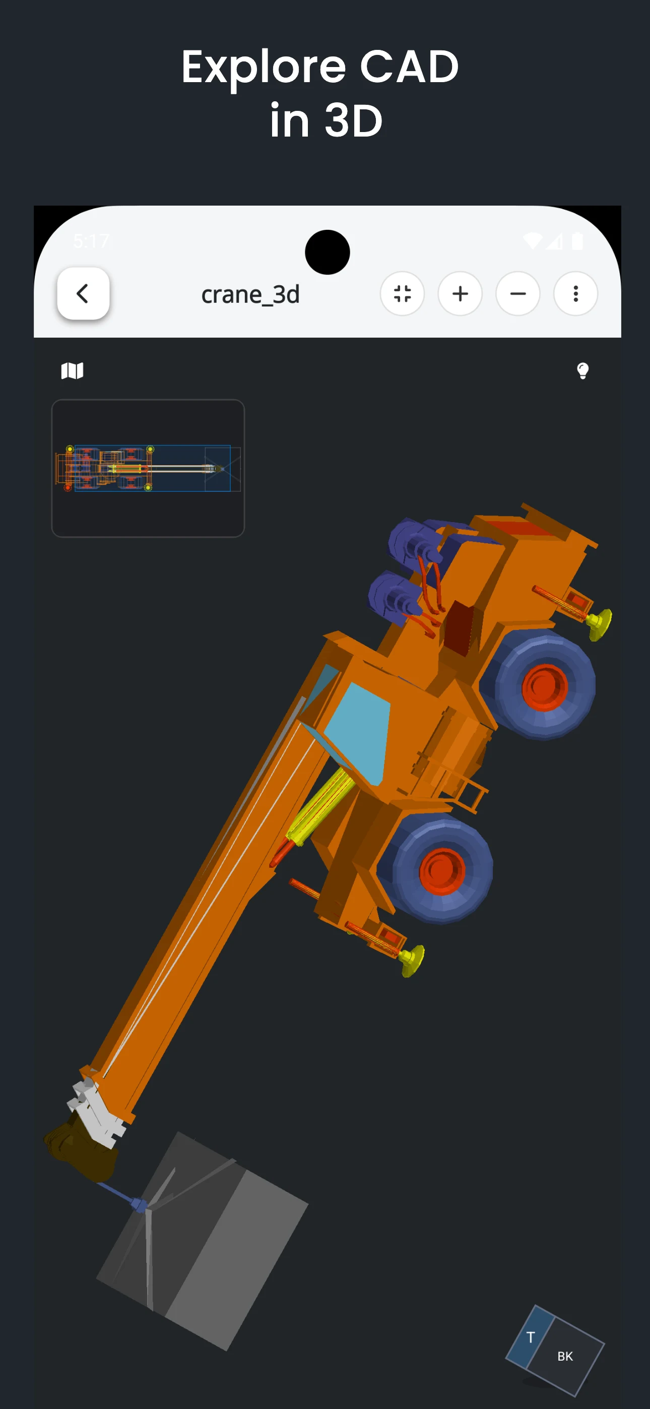 SnapCAD : DWG,DXF,STEP,STL,3MF screenshot