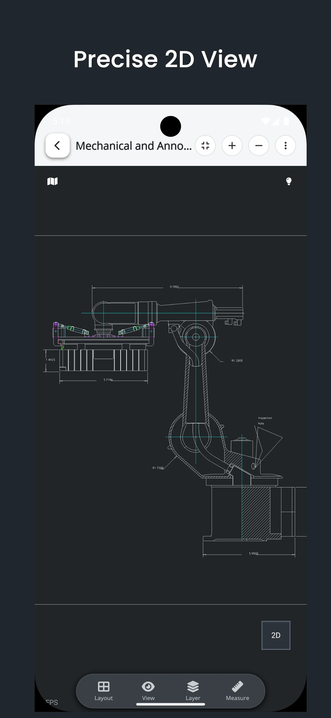 SnapCAD : DWG,DXF,STEP,STL,3MF screenshot